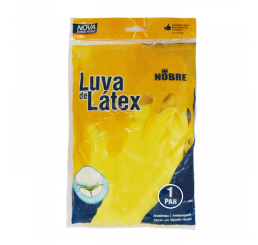 Luva Latex Amarela (P) - Nobre