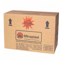 Copo Minaplast 180 ml ABNT2012 - Branco - Caixa com 1000 Unidades