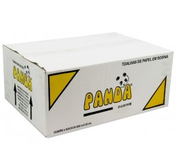 Papel Toalha Bobina 6X20X200M Extra Luxo - Panda 80% Celulose