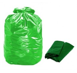 Saco para Lixo 100 LT Verde - pacote - P4
