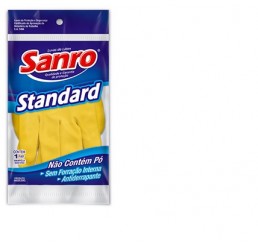 Luva Sanro Standard (M) - Amarela